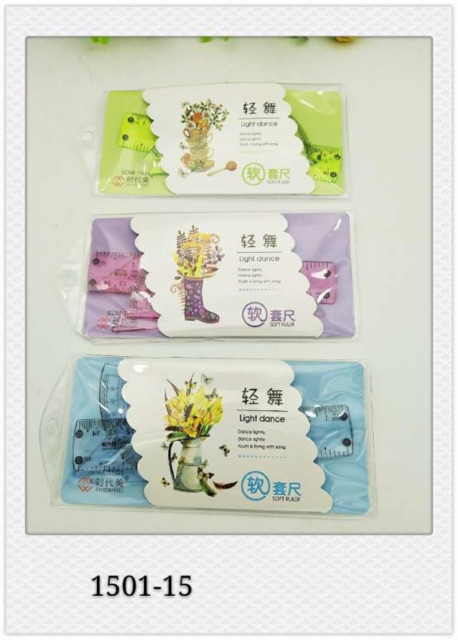 Bộ Eke Dẻo Thước 15cm