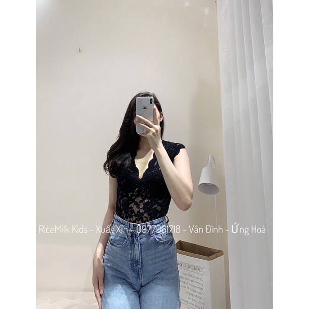 Áo ren Zara cổ V xuất dư xịn