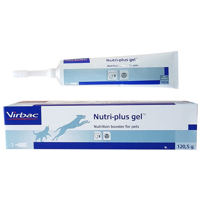 ☂ vn013 Virbac Nutri Plus Gel Dinh Dưỡng Dành Cho Chó Mèo 120g