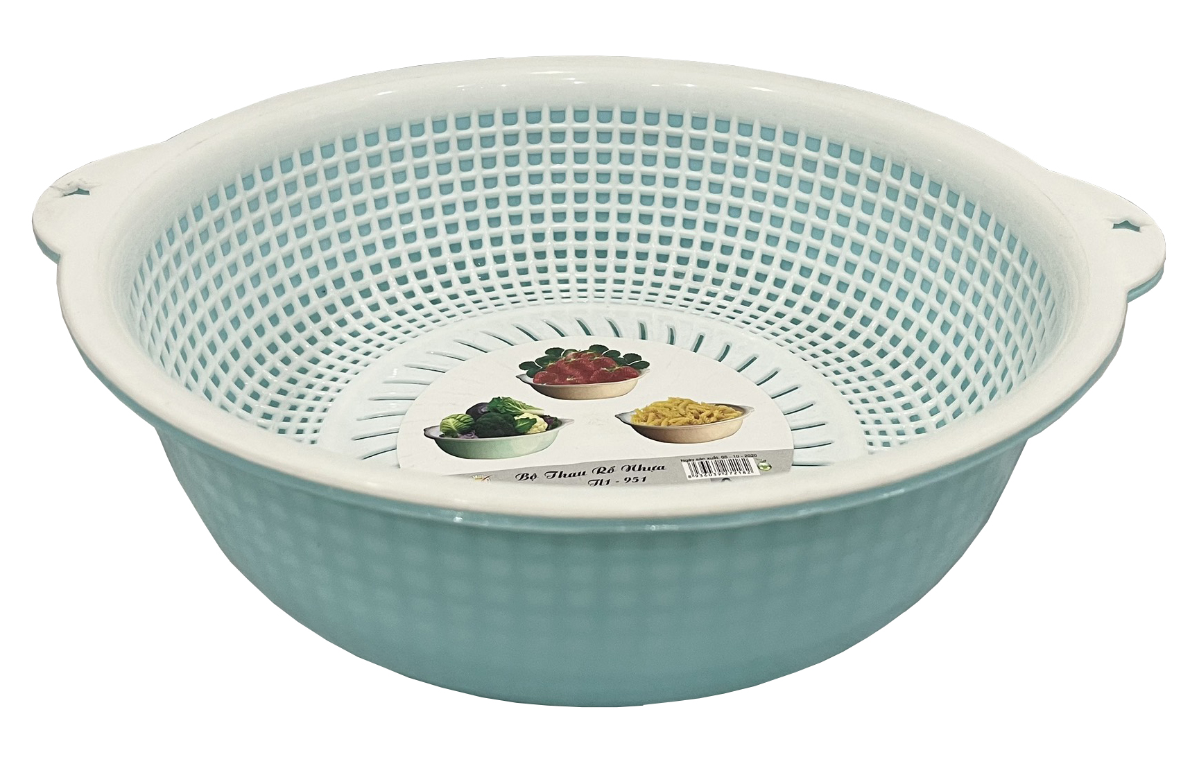 Bộ thau rổ nhựa TL1-951-28.3cm