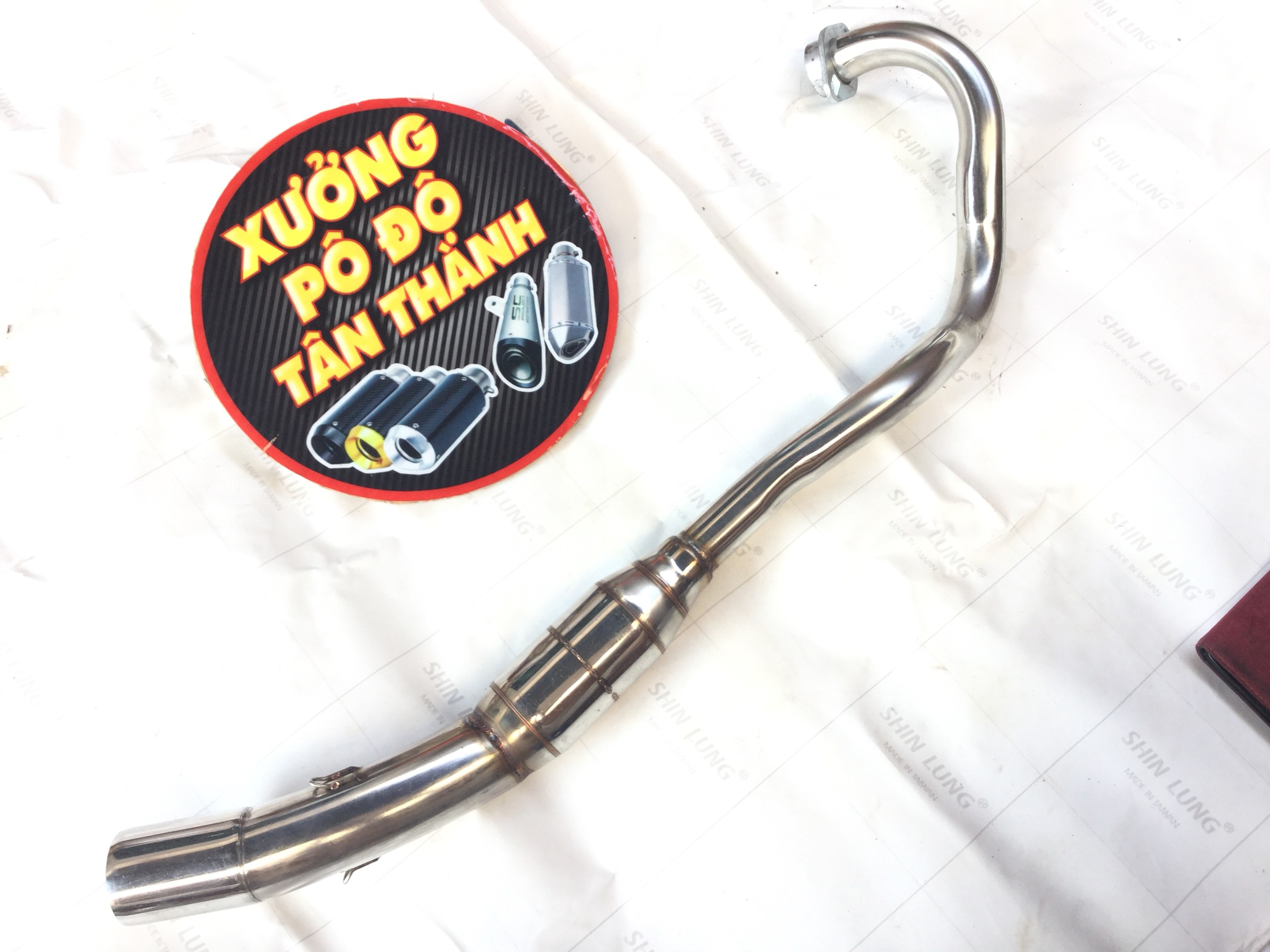 Cổ pô bầu hơi inox gắn lon pô độ cho xe exciter 150,Sản Phẩm Chất Lượng, Gian Hàng Uy Tín, Giá Cả Cực Tốt, Mua Ngay.