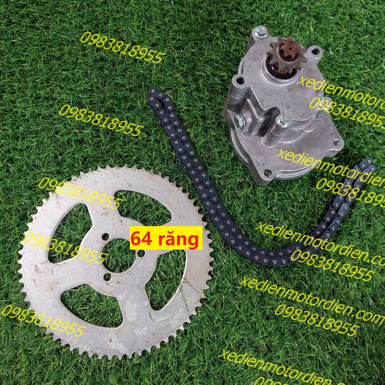 Giảm tốc động cơ máy cắt cỏ máy 4 thì chuông lớn