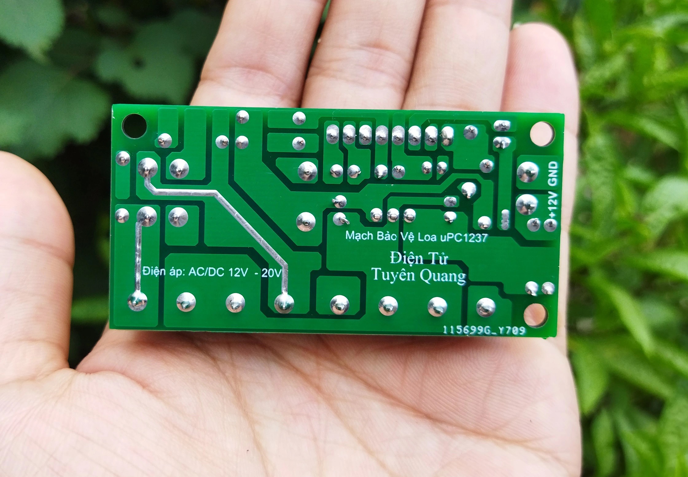 Mạch Bảo Vệ Loa 2 Kênh Cho AMPLY 12 Sò UPC1237