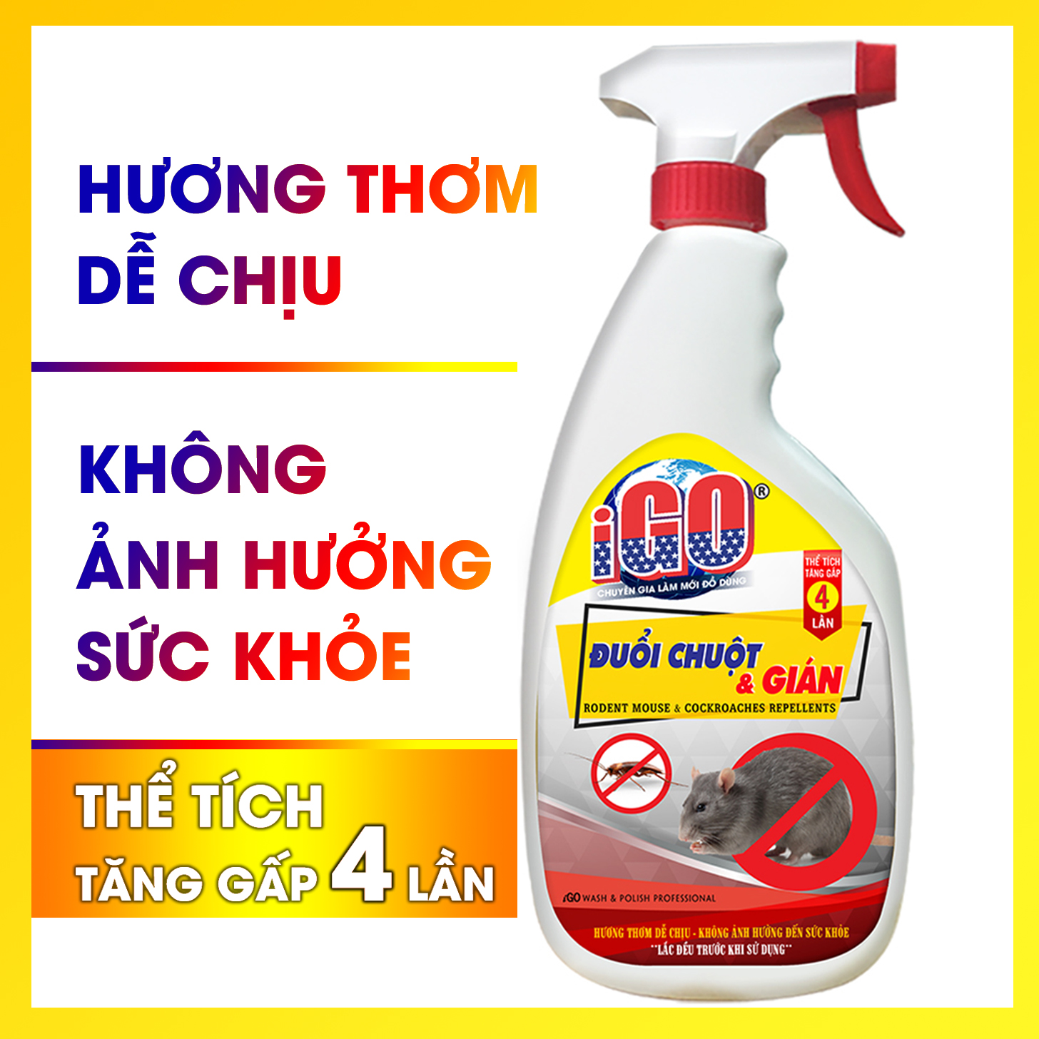 [HCM]BÌNH XỊT ĐUỔI CHUỘT và GIÁN