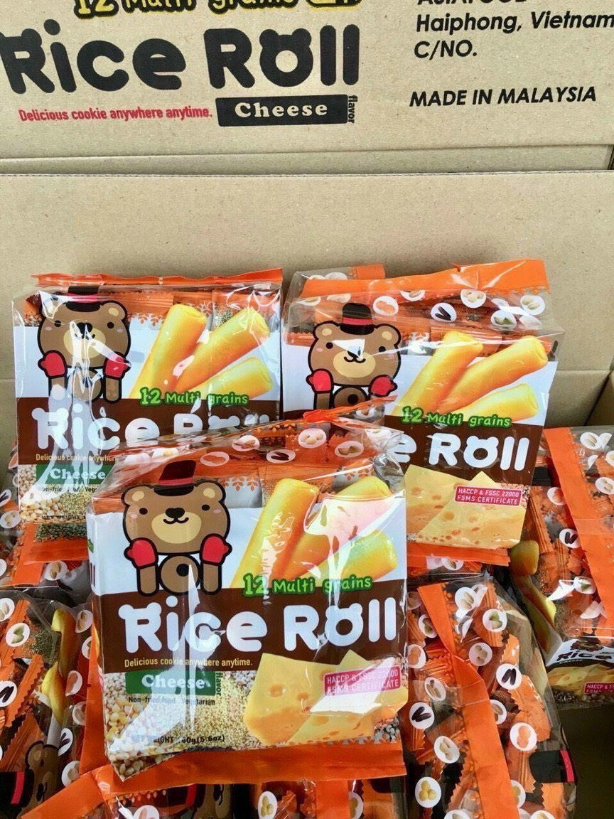 Bánh Ngũ Cốc 12 Que Rice Roll 160g