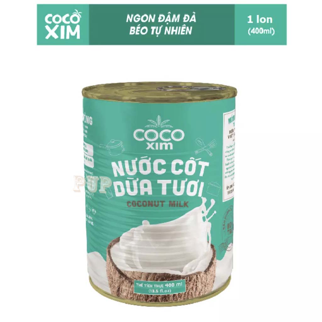 Nước Cốt Dừa Tươi Coconut Milk Cocoxim 400ml