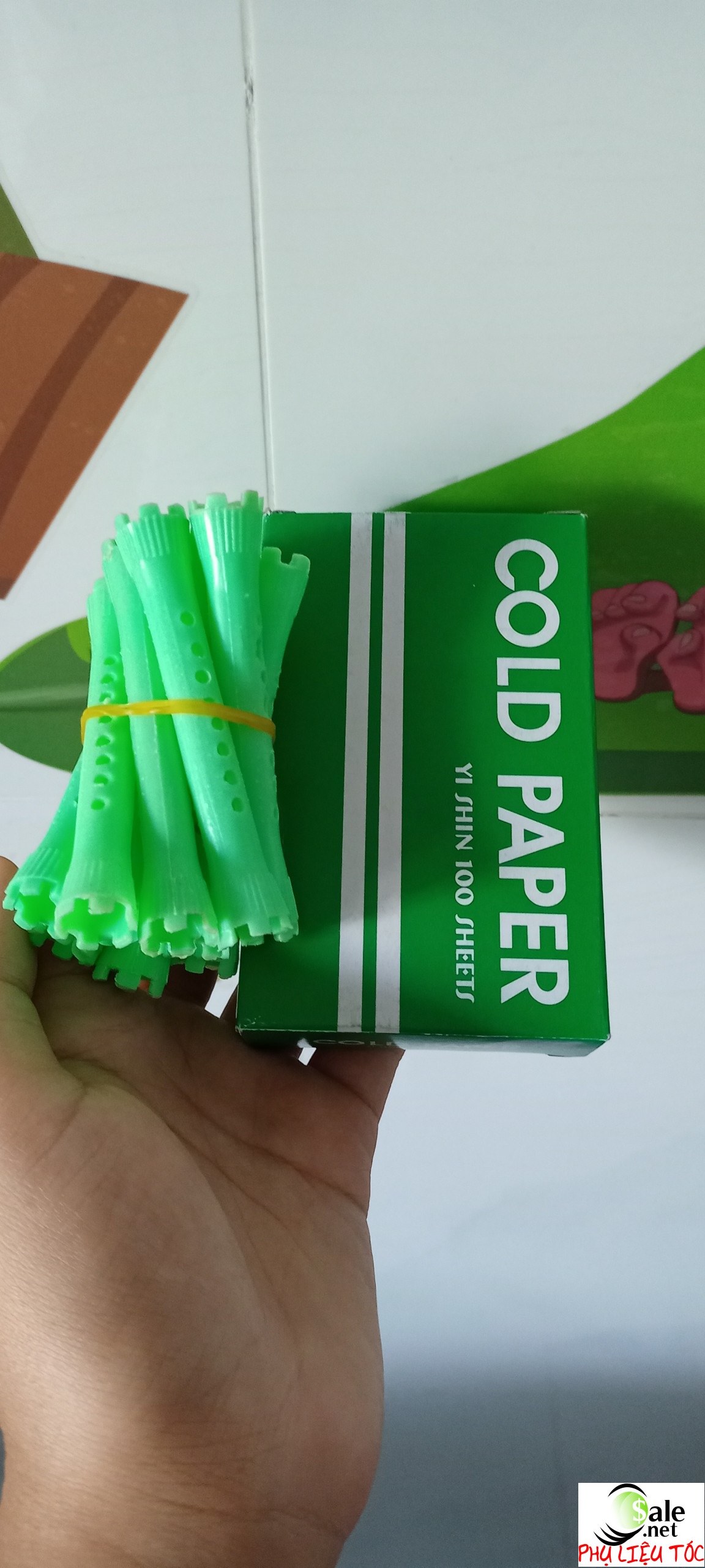 [HCM]Dụng cụ uốn tóc, trục uốn tóc, giấy uốn lạnh