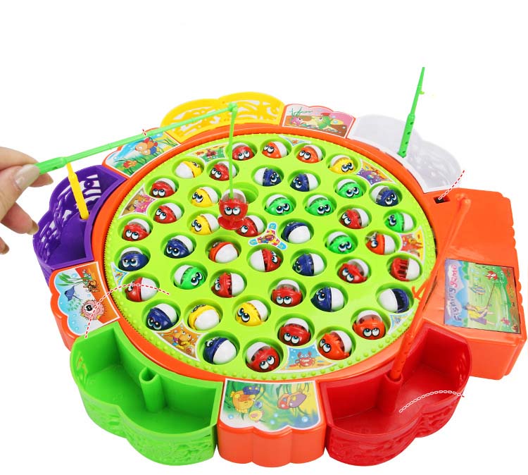 Bộ trò chơi câu cá chạy pin cỡ to - 45 con cá