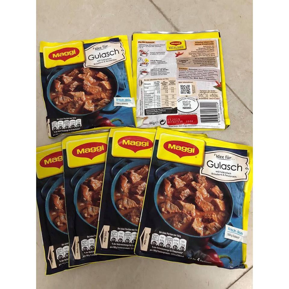 ( Hàng Đức )Gia vị bò sốt vang chính là bò hầm kiểu Đức Maggi