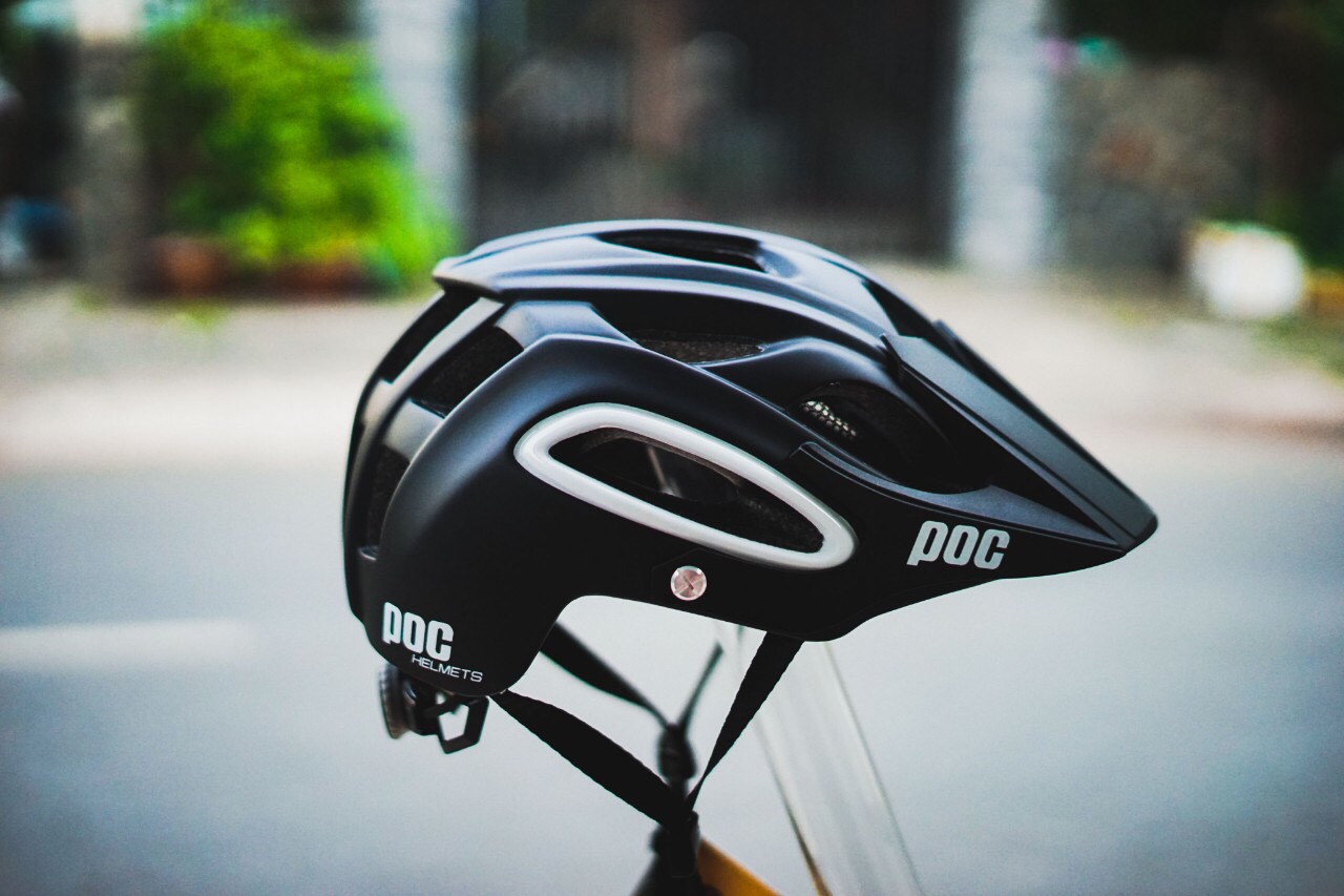 [FREESHIP] NÓN XE ĐẠP POC 07 ĐEN NHÁM