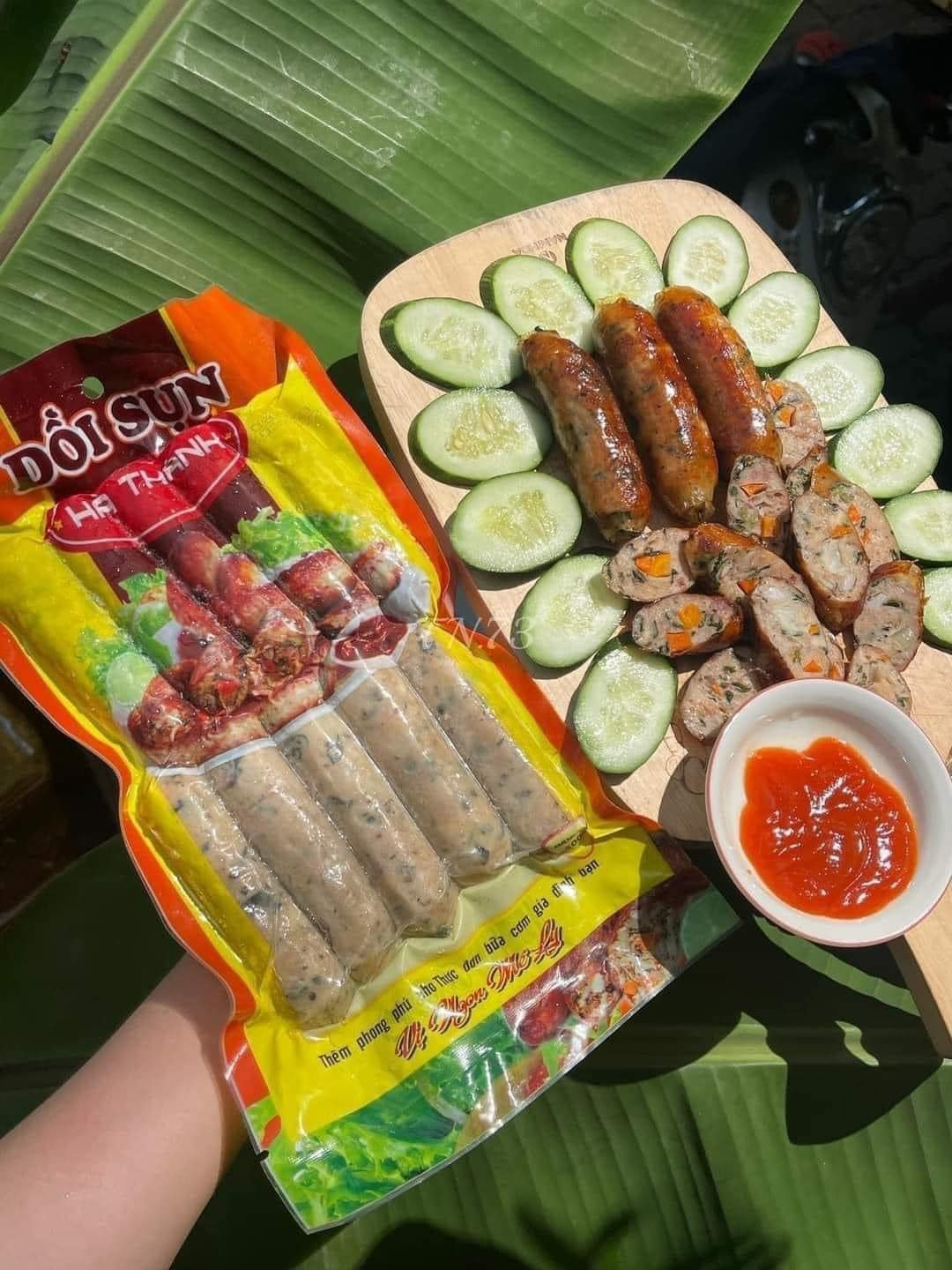 Dồi sụn non hà thành 500g ăn vặt