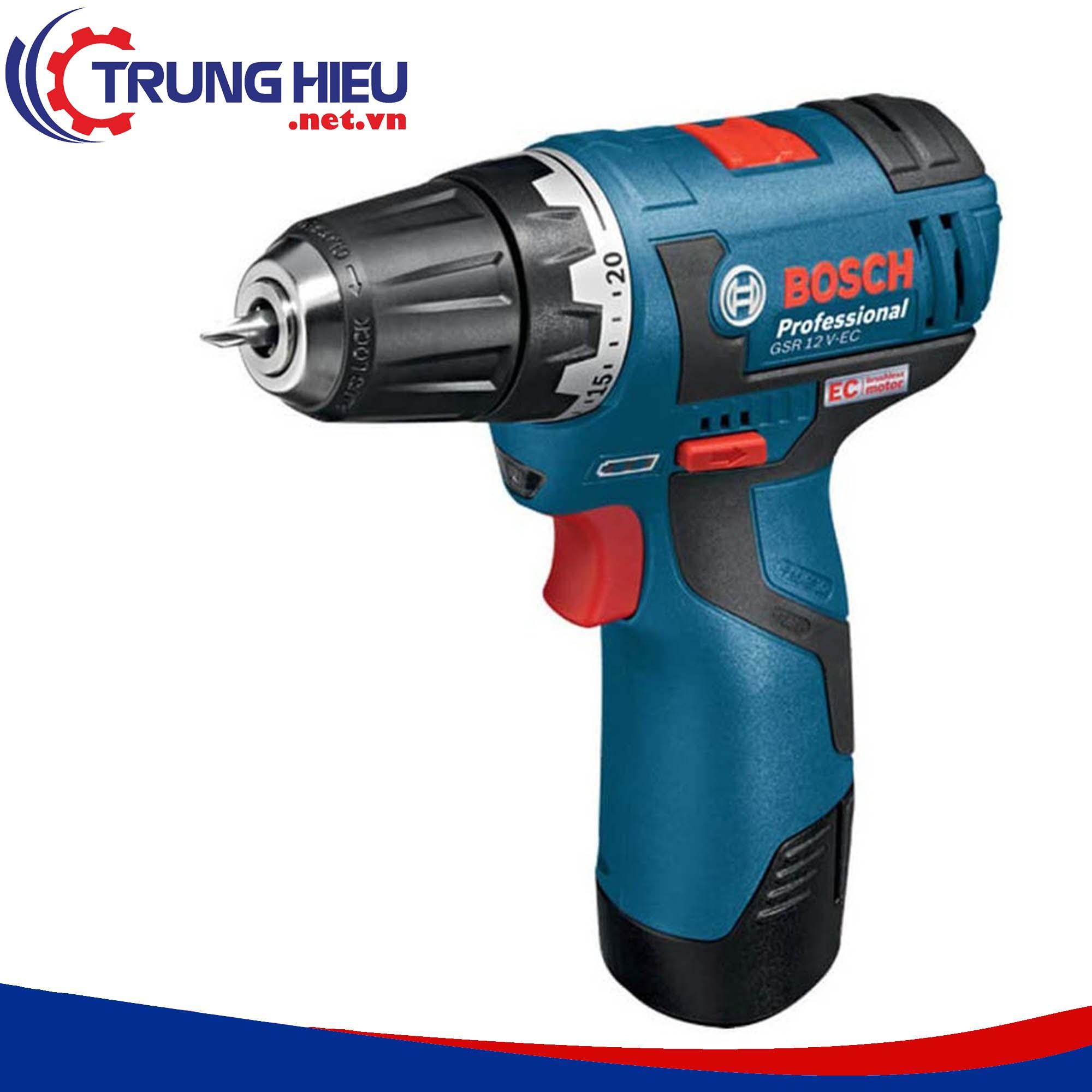 Máy Khoan Bắt Vít Dùng Pin Bosch GSR 12 V-EC