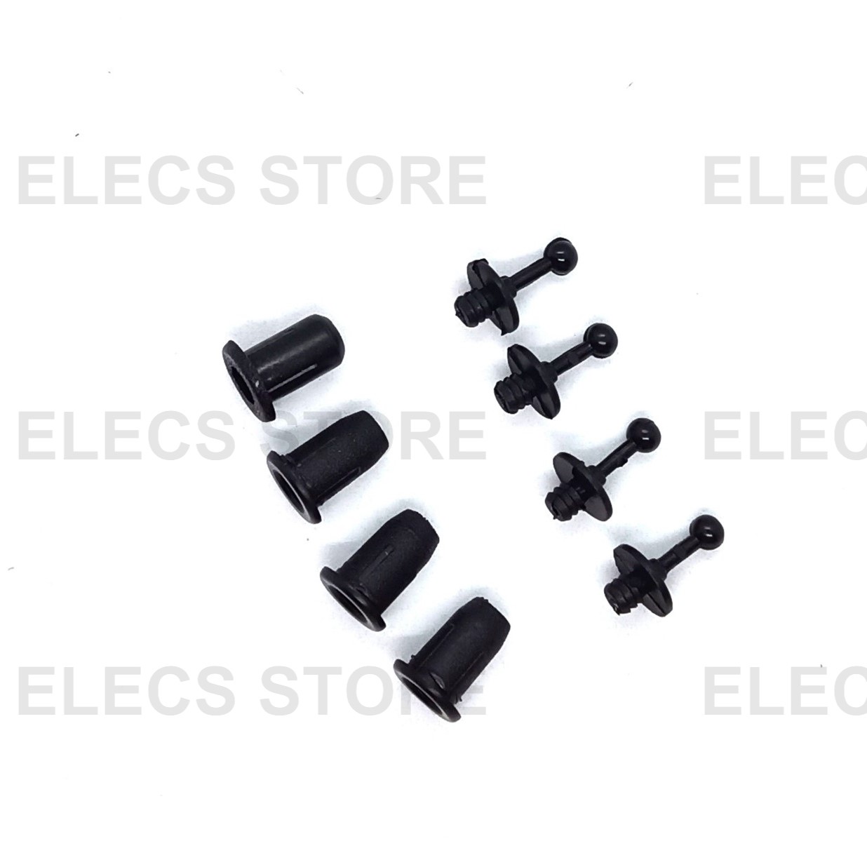 Bộ 4 Giắc Chân E Căng Loa, Chốt Giữ Lưới Loa (4 Đực + 4 Cái)