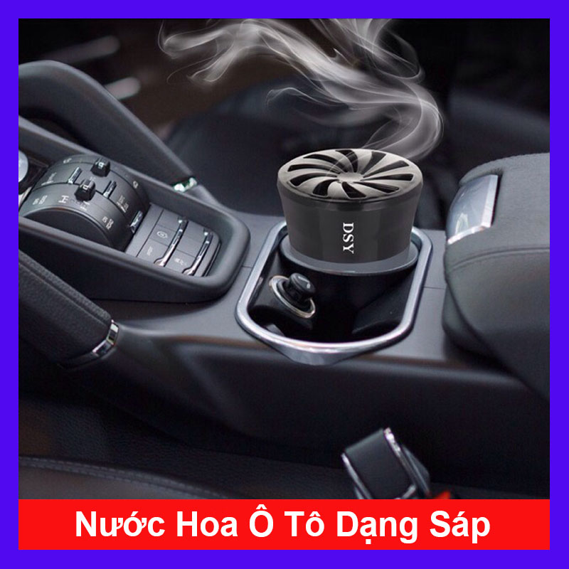 Nước hoa dạng Sáp để trong Ô tô Sang Trọng Quý Phái - Nước hoa oto - Sáp thơm nước hoa ô tô đựng trong Cốc Sáng Tạo