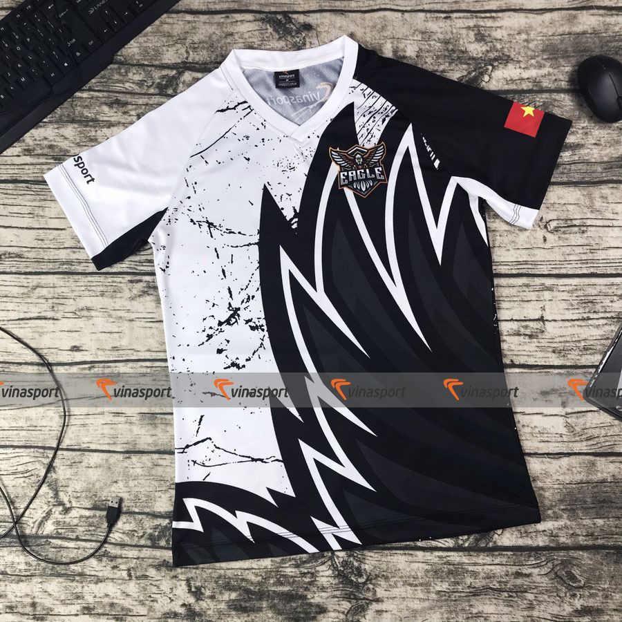Áo thun game thủ esports Vinasport Silver Eagle