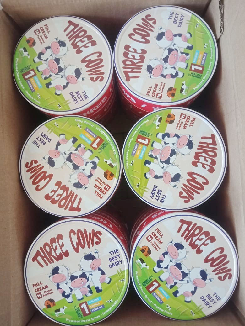 [HCM]Hộp phô mai Three Cows mới 16 miếng/hộp