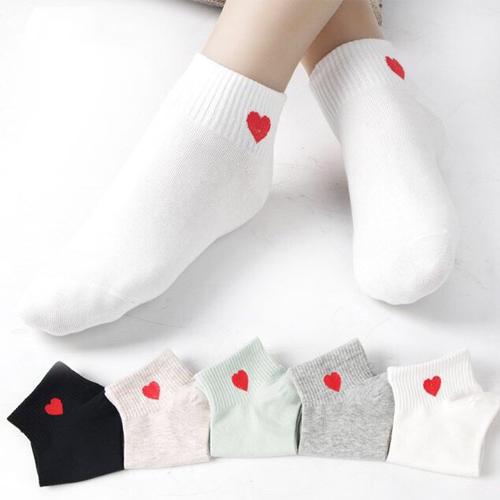 ComBo 10 Đôi Tất In Hình Trái Tim Siêu Hot
