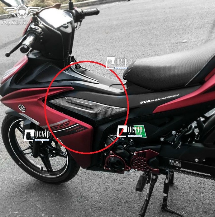Bộ Ốp Sườn Exciter 155, Exciter 2021 Carbon MS3927