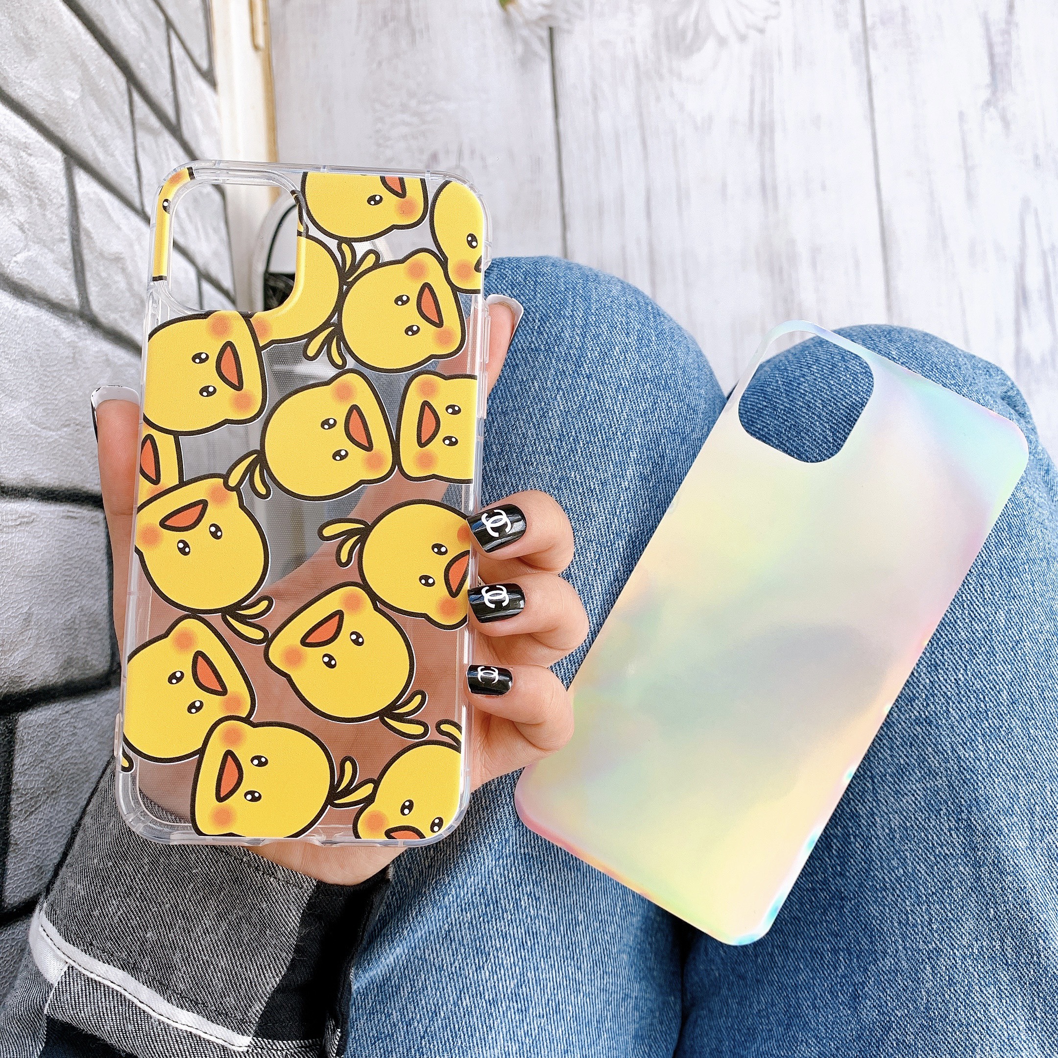 Ốp Lưng Silicon Chống Sốc Ducky ( Kèm Miếng Phản Quang )