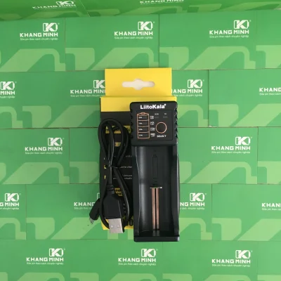 [HCM]Sạc pin Liitokala Lii-100 một khay pin sạc cho pin 3.7V 3.2V 18650 26650 và pin 1.2V A AA AAA