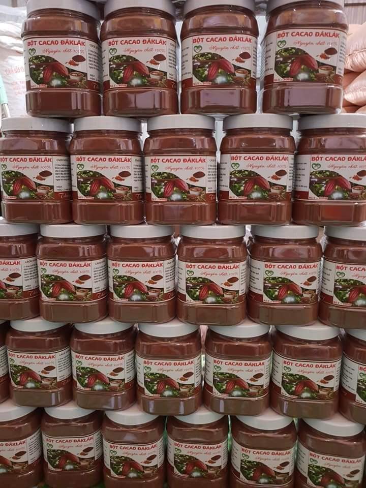 Hộp ca cao nguyên chất ĐAK LAK