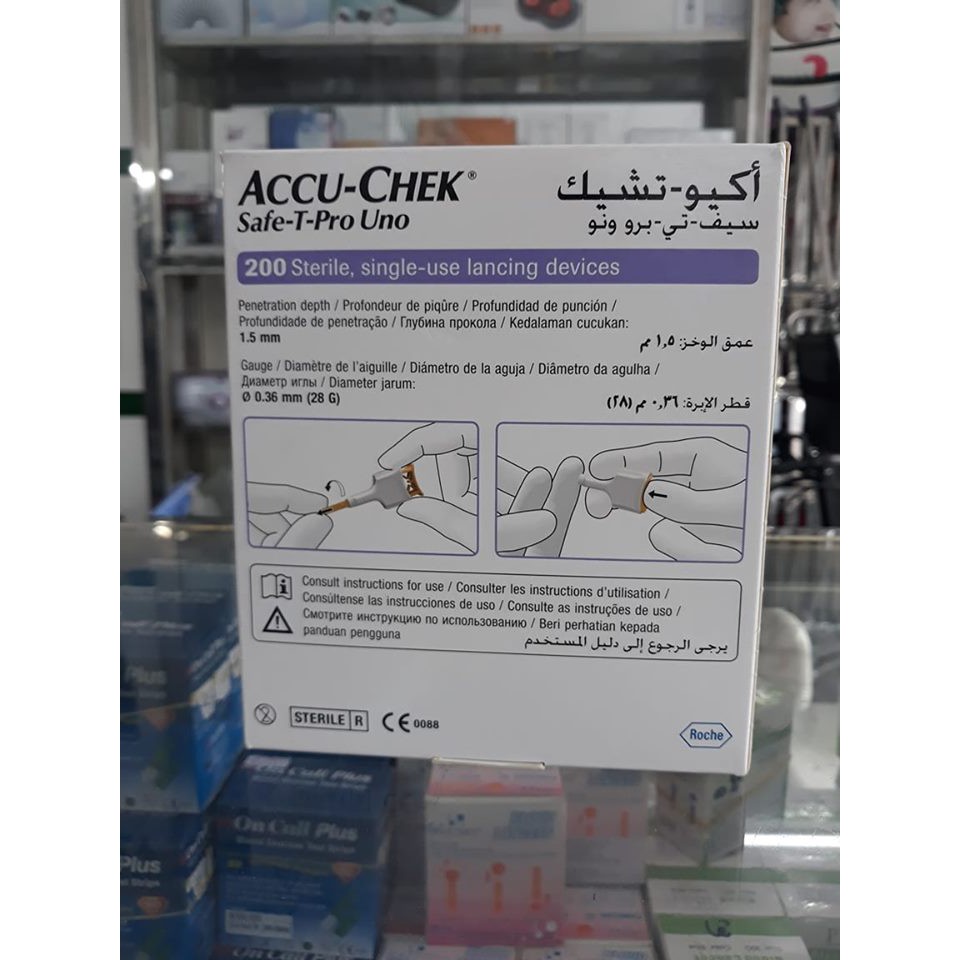 [HCM]Kim lấy máu Accu-Chek Safe-T-Pro Uno