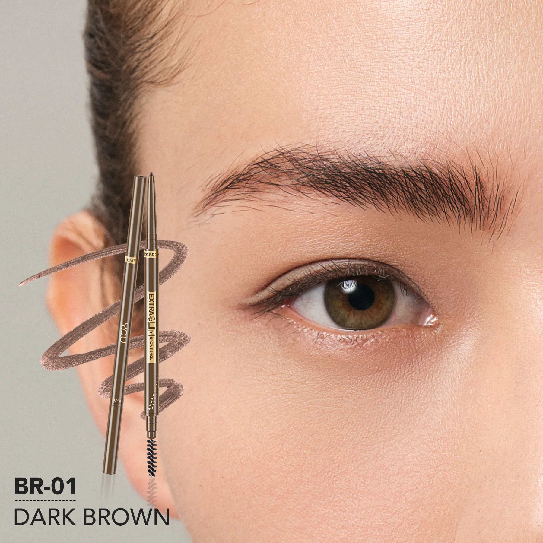 [CHÚ Ý XẢ KHO DATE 10/09 - 15/10/2024] Chì mày YOU Extra Slim Brow Pencil 0.06g