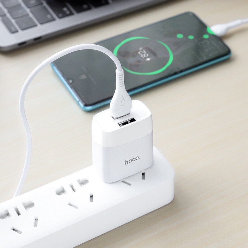 Cốc Sạc 2 Cổng USB Hoco C73 2.4A