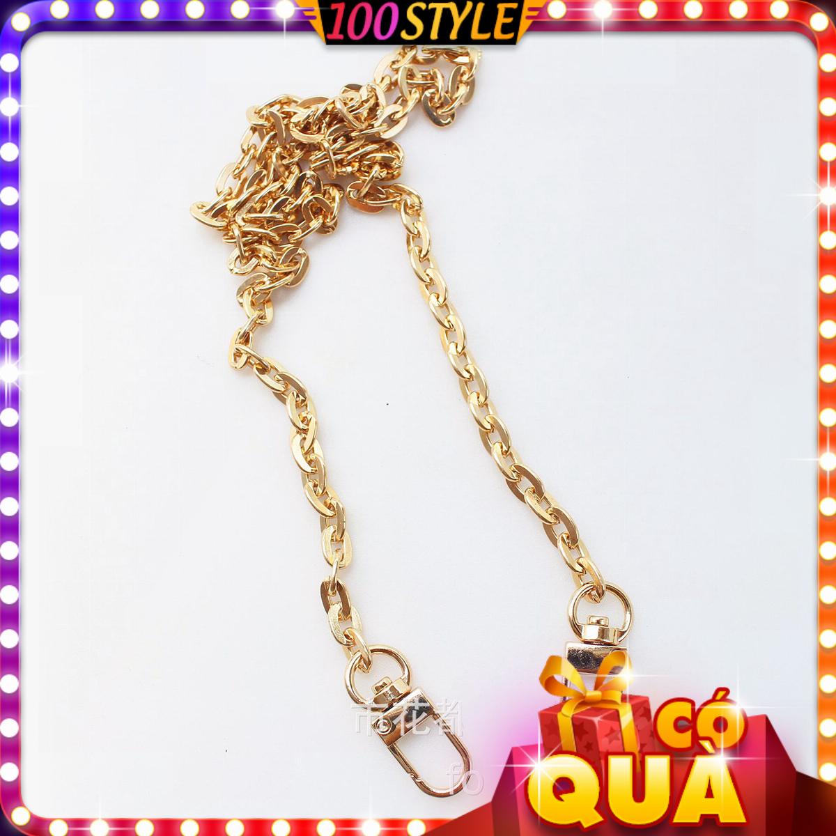 Leash strap handbag 7mm chain letters o cleaner-100style