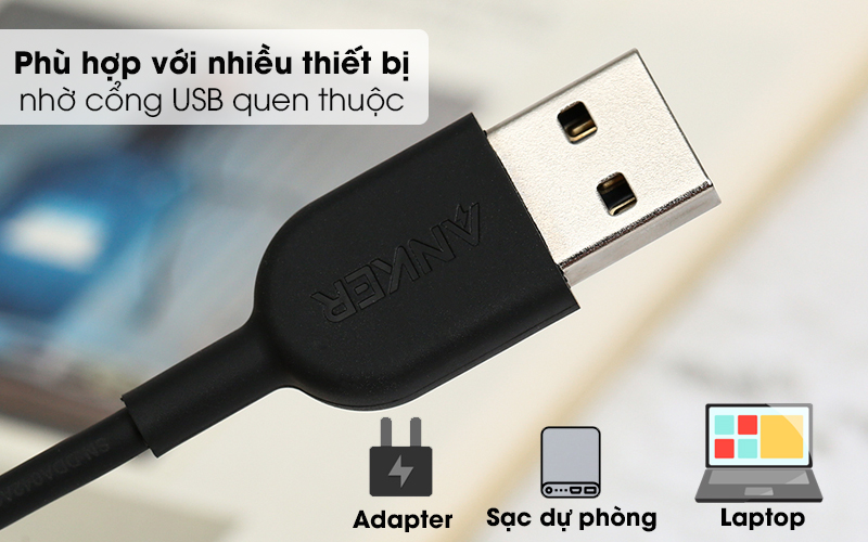 Cáp Lightning MFI 0.9m Anker Powerline II A8432 ( Like New )