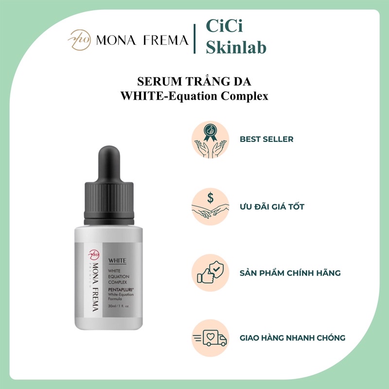 [Hàng chính hãng] Serum dưỡng trắng da White Equation Complex Mona Frema