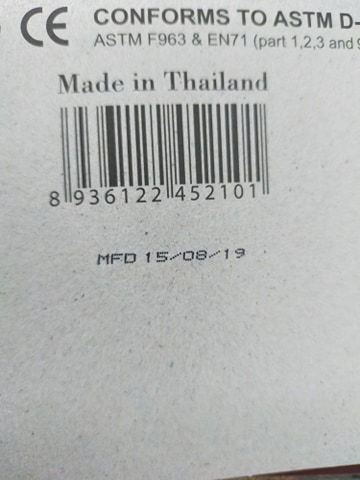 [HCM]ĐỒ CHƠI ĐẤT NẶN CHO BÉ (HÀNG THÁI LAN)