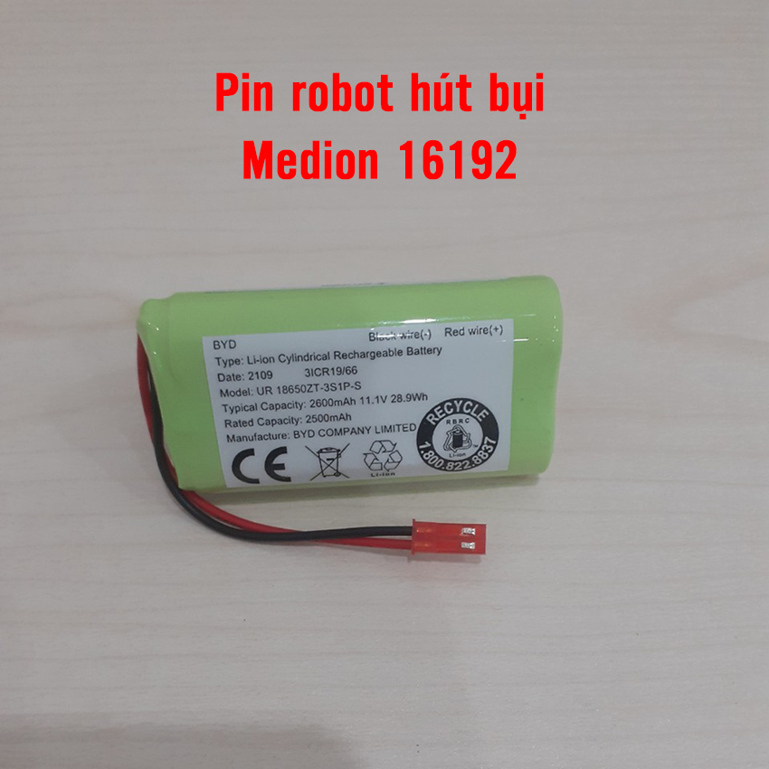 Pin robot hút bụi Medion MD16192