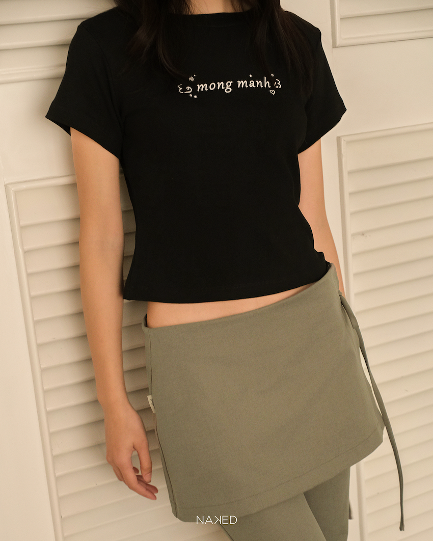 Áo phông cotton thô FromYouth - Baby Tee (Graphic)