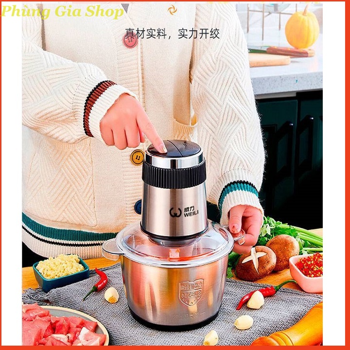 Máy bóc vỏ tỏi/ máy xay thịt đa năng