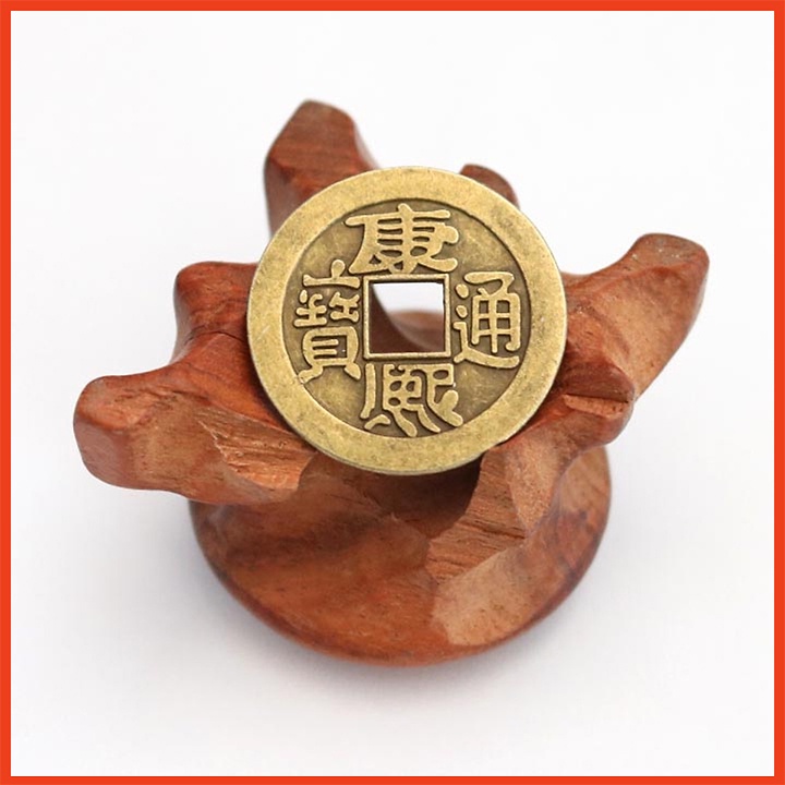 [Hàng loại 1] Đồng xu Ngũ Đế chiêu tài lộc