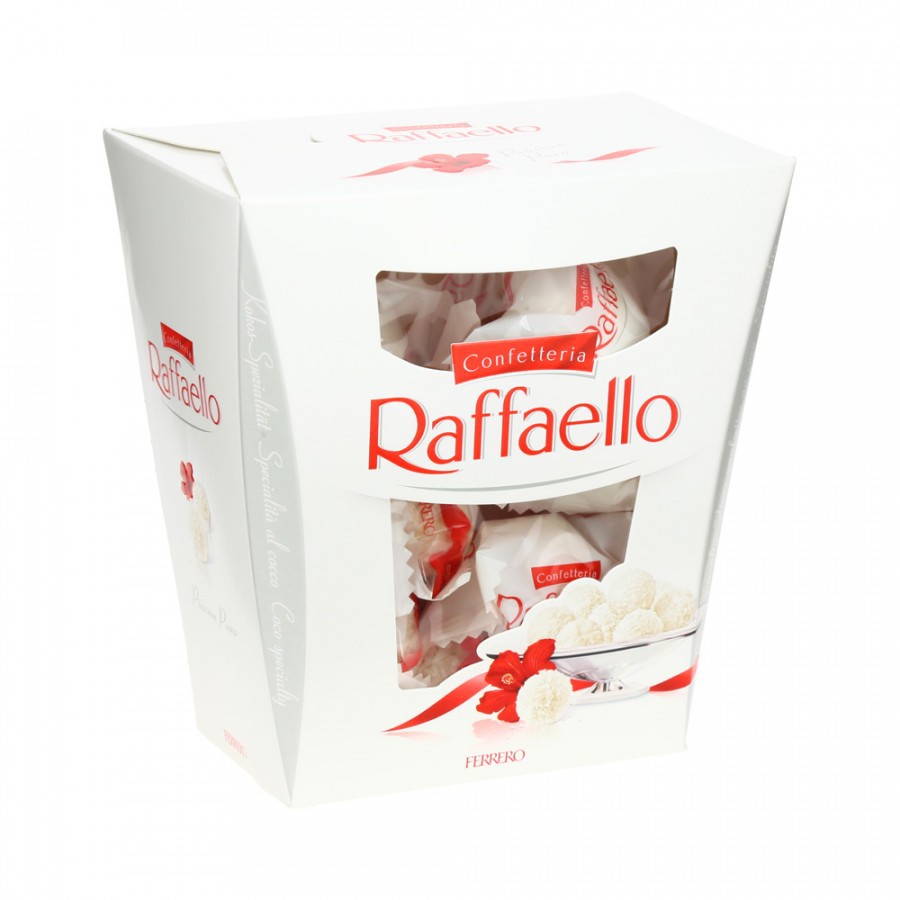 [HÀNG CHUẨN]KẸO HẠNH NHÂN SOCOLA PHỦ DỪA RAFFAELLO HOP 150GR