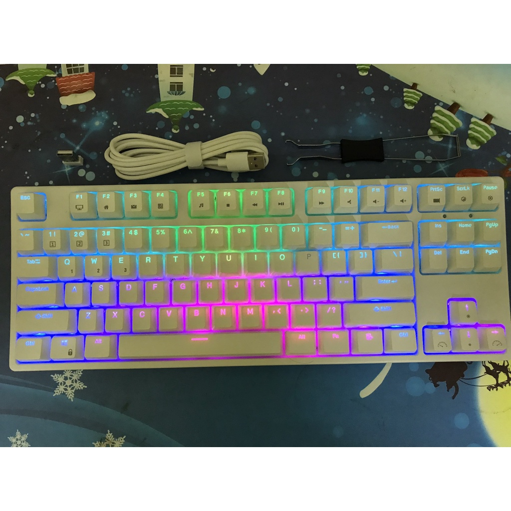 RK987 HOTSWAP - Bàn Phím Cơ RK987 RGB Bluetooth 5 wireless 2.4GHZ Hotswap