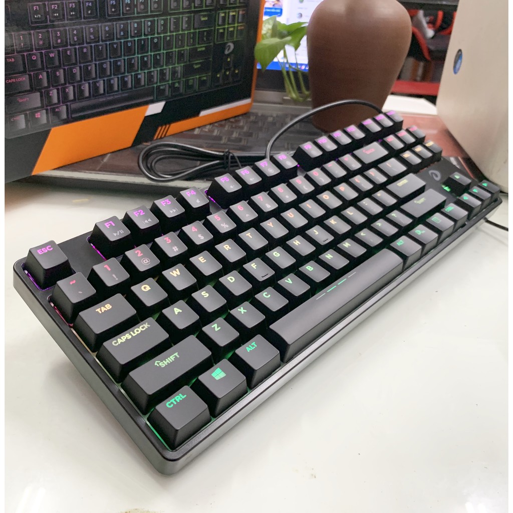 Bàn phím cơ DAREU EK880 led RGB (RGB, Blue/ Brown/ Red D switch)
