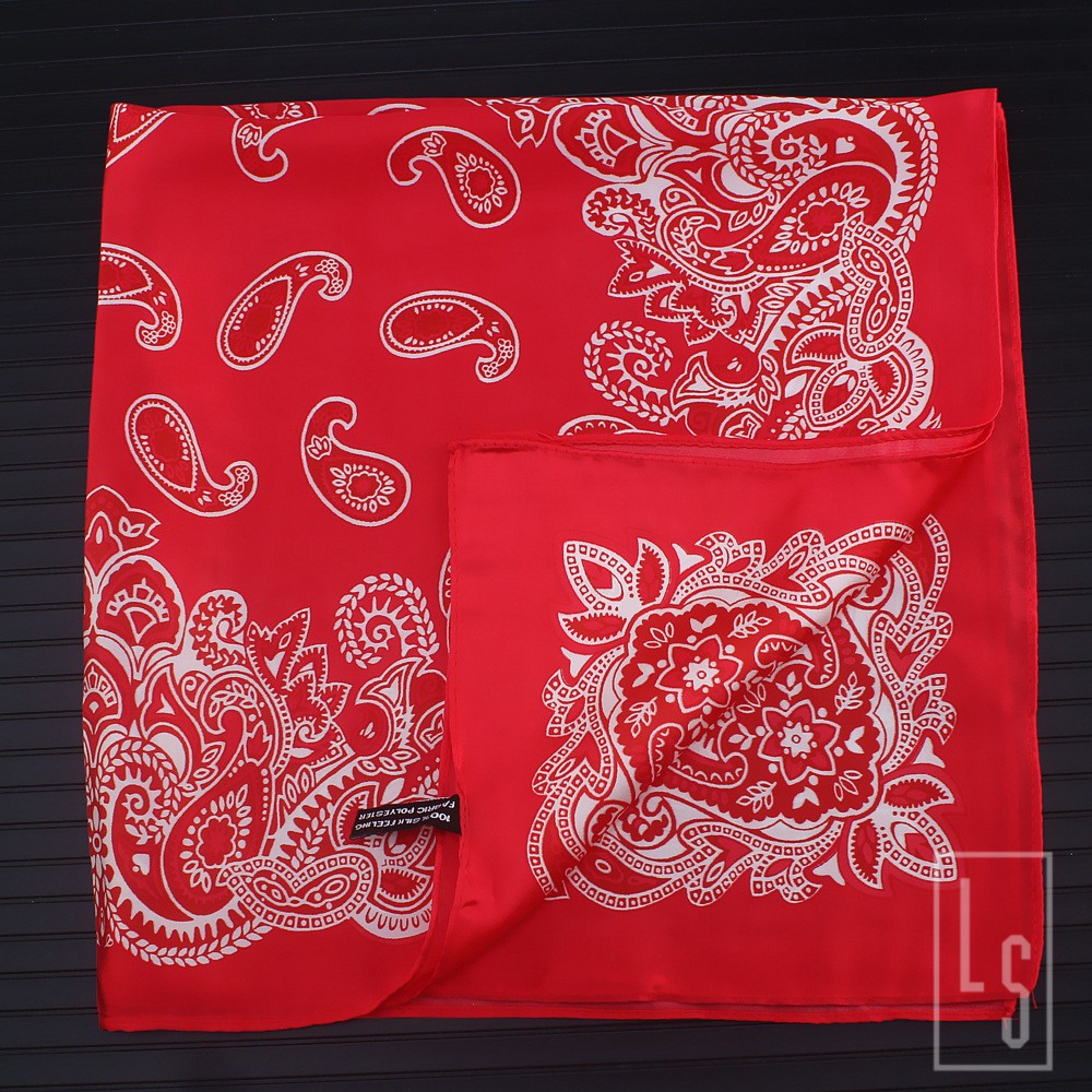 Khăn bandana lụa cao cấp - Sẵn hàng