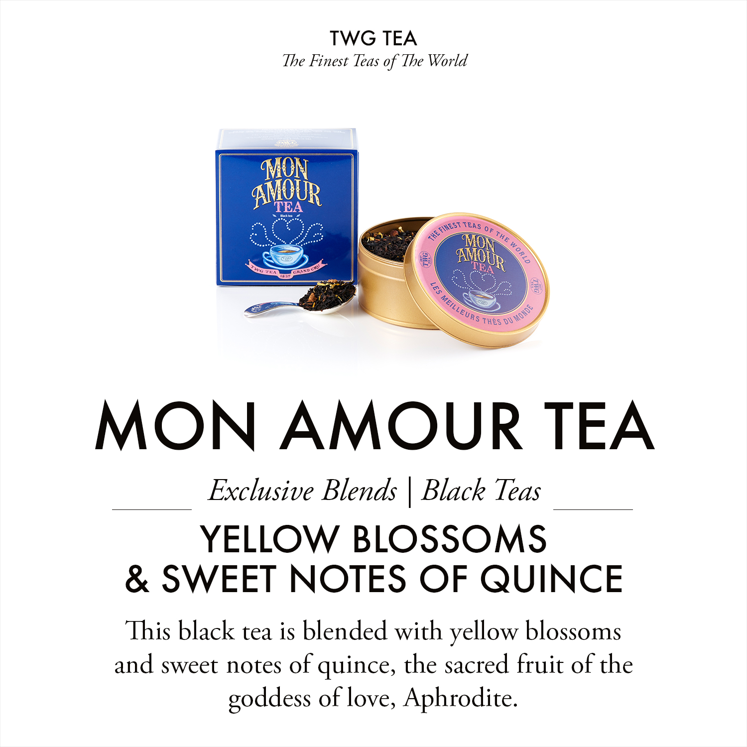 Trà TWG Tea - Mon Amour Tea (100g) | Trà Đen
