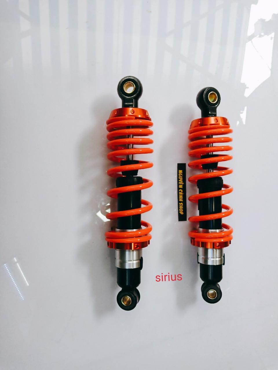 Phuộc sau xe sirius racing boy màu cam 1 cặp