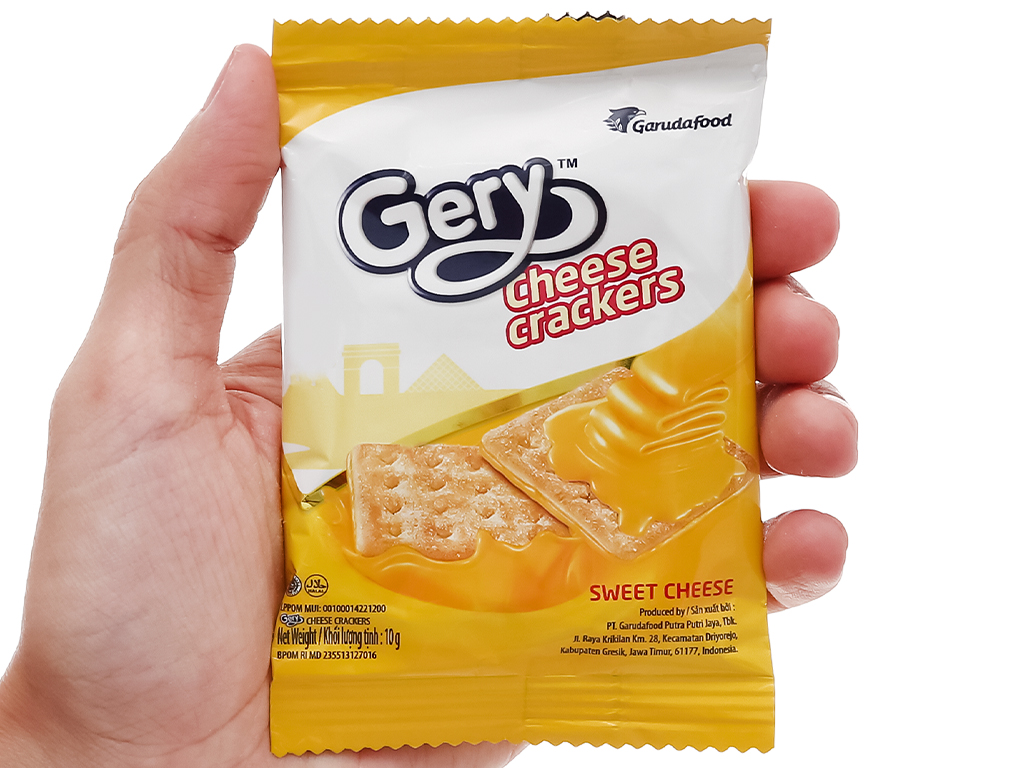 Bánh cracker phô mai Gery hộp 300g/ 200g