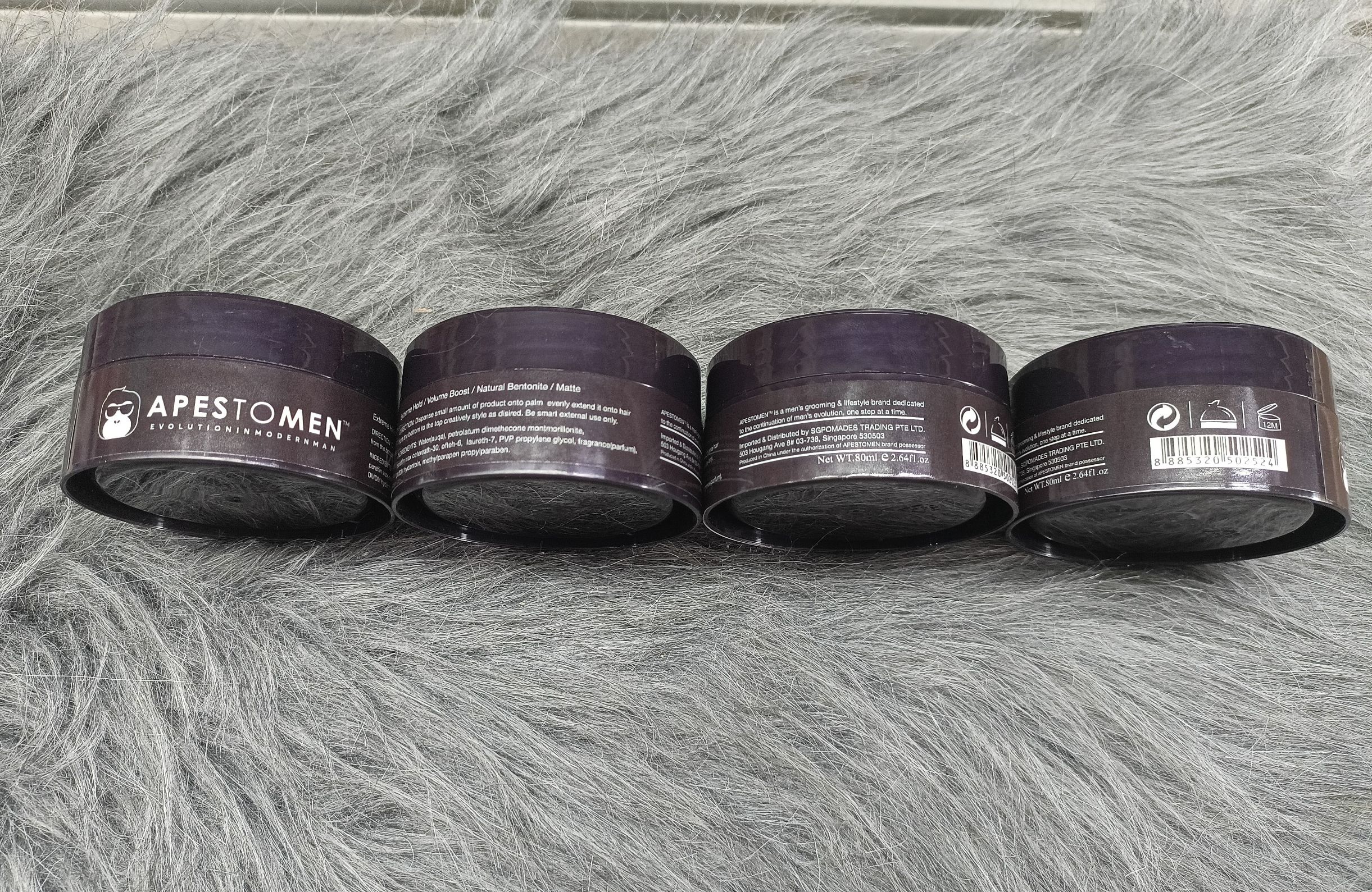 Sáp Vuốt Tóc Nam Không Rít Volcanic Clay  80G (Sáp Khỉ)
