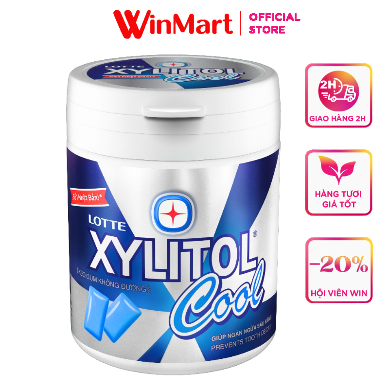 [Siêu thị WinMart] - Kẹo gum xylitol Cool hộp 137.8g