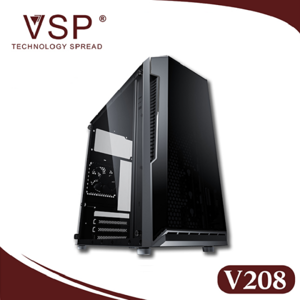 Bảng giá [HCM]Thùng Máy Tính Case VSP V208 Hỗ trợ USB3.0 (mATX) (Chưa Bao Gồm Fan) Phong Vũ