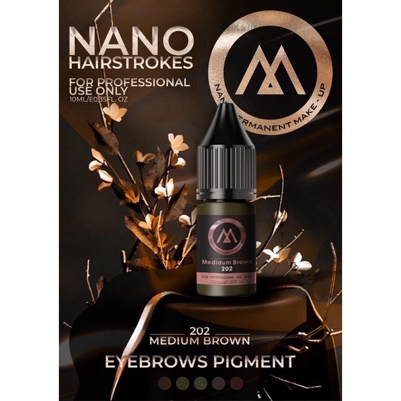 [MẪU MỚI] Mực Phun Xăm NANO PMU Phun Mày Môi Mí