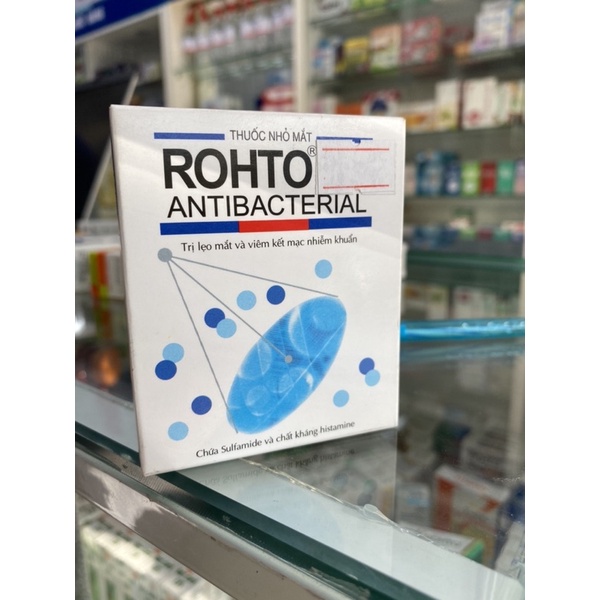 dung dịch rửa mắt rohto antibacterial 13ml Date mới