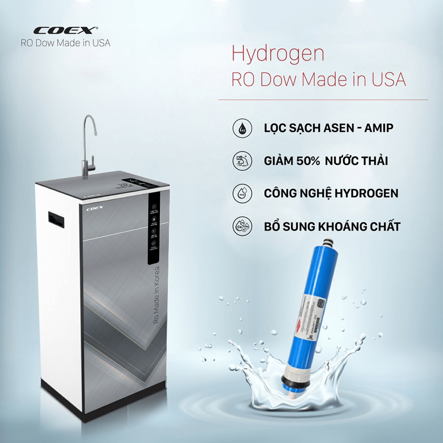 Máy lọc nước Coex 10 cấp Hydrogen WP-7112