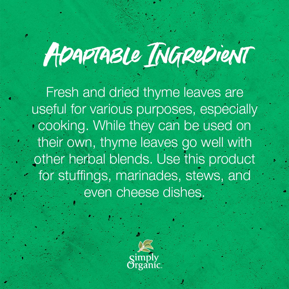 Lá THYME hữu cơ (Simply Organic Thyme) - 22gr